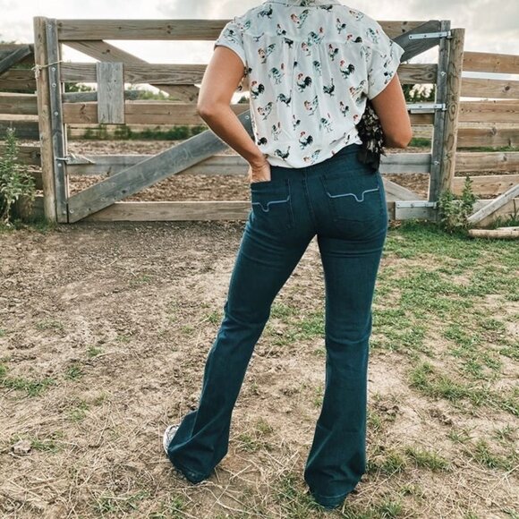 KIMES RANCH Lola Trouser Jeans Bootcut size 4x30* Medium Wash Western Boho - Picture 1 of 15